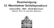 SPÁNKOVÁ MEDICÍNA - kurs diagnostiky a terapie spánkových poruch - Mannheim 2007-mini